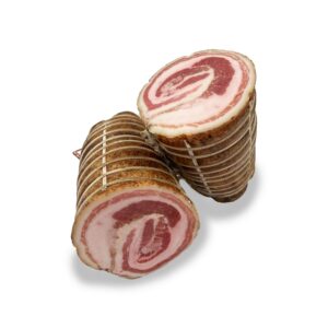 Rolled Bacon Seasoned In Marble Pits